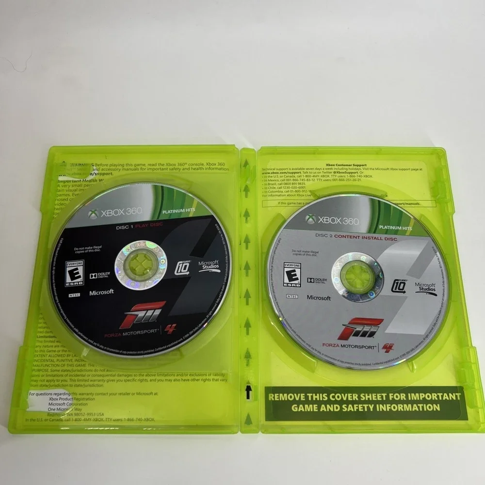 Forza Motorsport 4 (Xbox 360, 2011)  2 Disc Tested